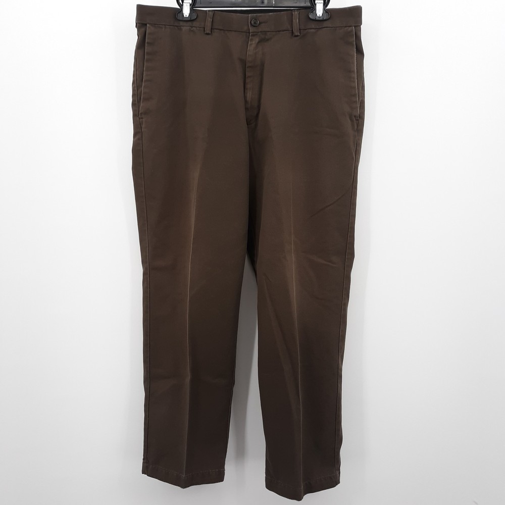 Haggar brown dress pants size men's 34x29